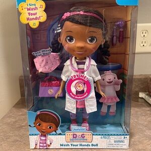 Wash Your Hands Doll - Pink and White